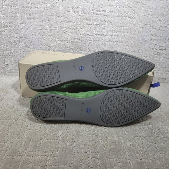 Rothy's The Point Women's Size US 8 Willow Green Flat Ballet Slip On Shoes - Picture 7 of 9